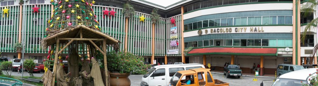 The City Hall complex as seen from across the street in Bacolod City, Negros Occidental, Philippines by kang © francis b i ♣