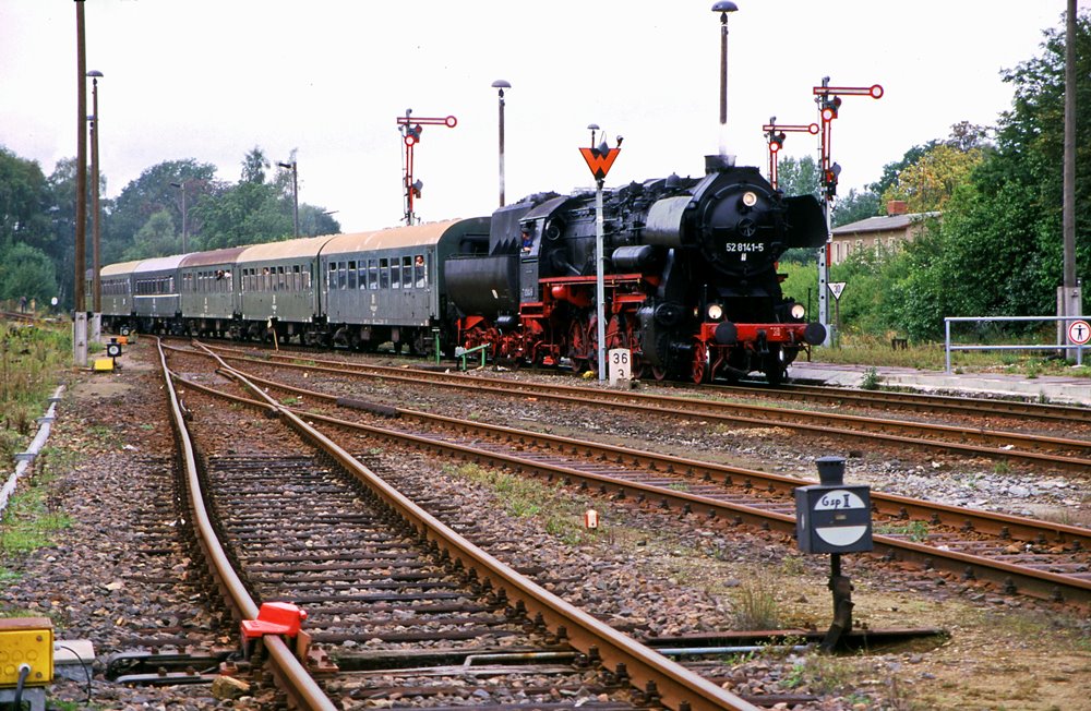 Sebnitztalbahn, Baureihe 52 8141 in Neustadt ( 1996 ) by Vogel, Jens