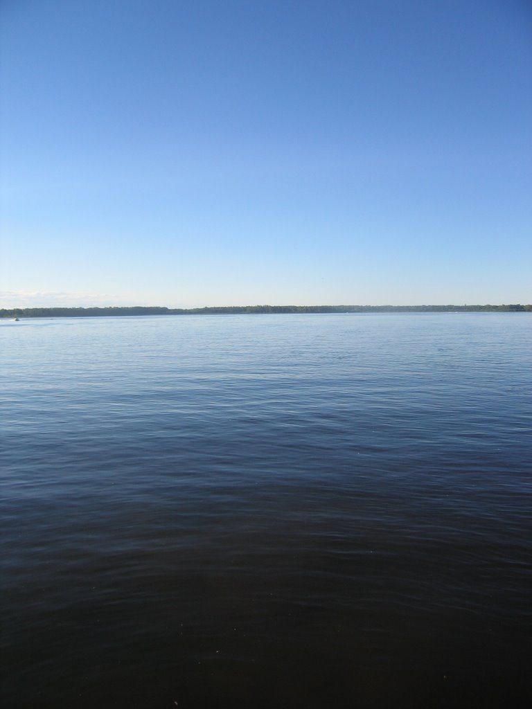 Lessard Lake AB Half Sky and Half Water Northwest of Edmonton by David Cure-Hryciuk