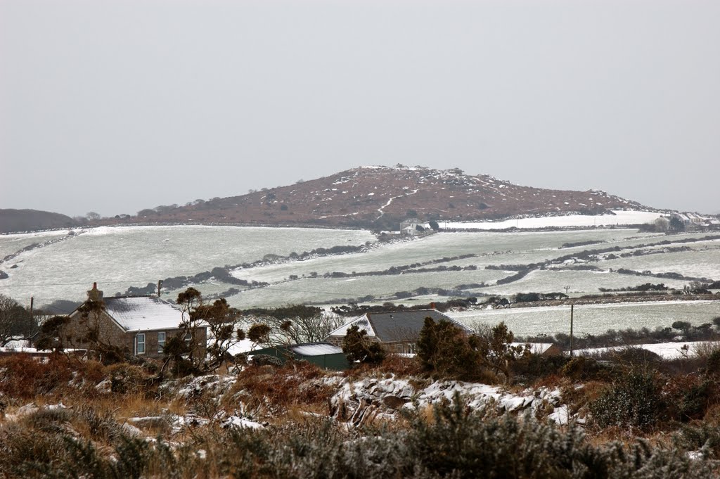 Trencrom hill near St.Ives in west Cornwall by Chris Scaysbrook