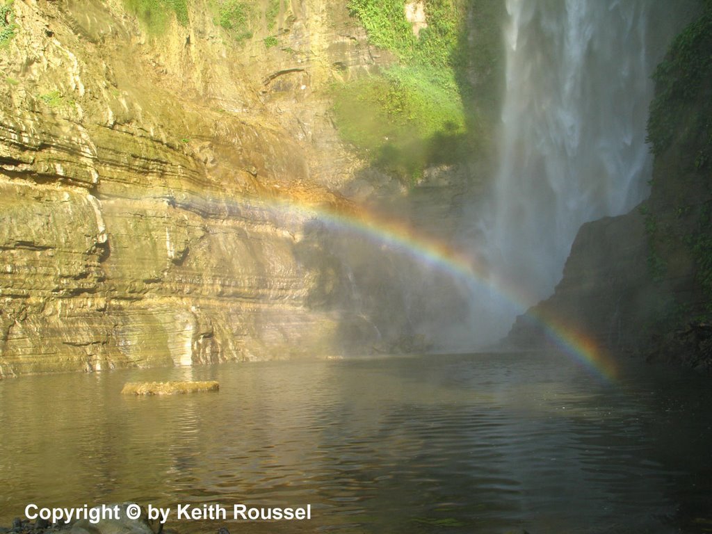 Base of falls 2 by Keith Roussel