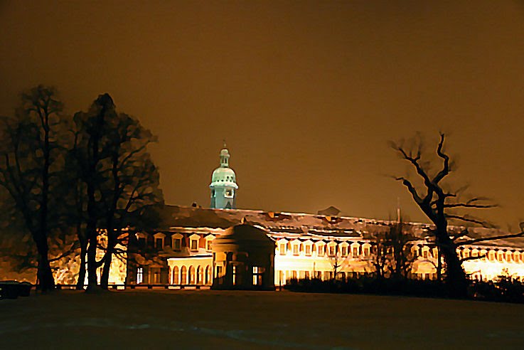 Residenzschloss Winternacht by Andreas B. Otte