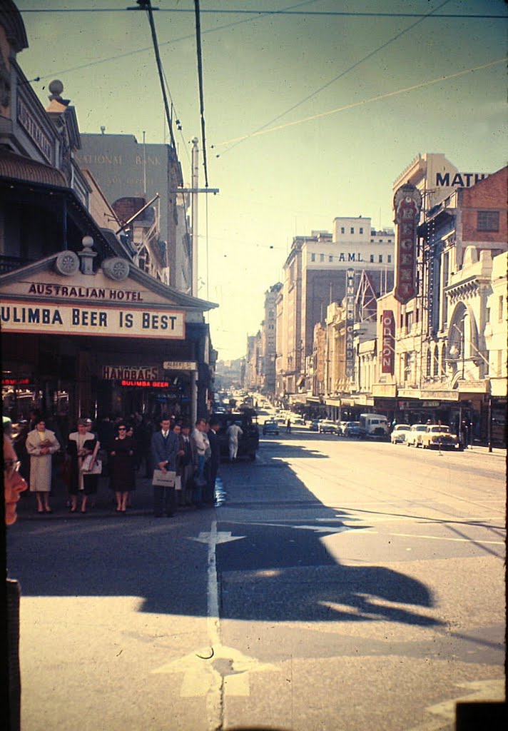 Australia 1959 corner Queen St. - Albert St. Brisbane by pizzodisevo