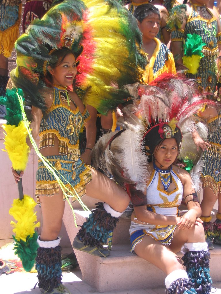 Dancers in Camiña, Tarapaca, Chile by Albertoiquique