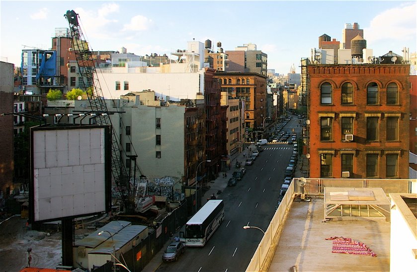 Lafayette & Grand looking North by Kveldalf