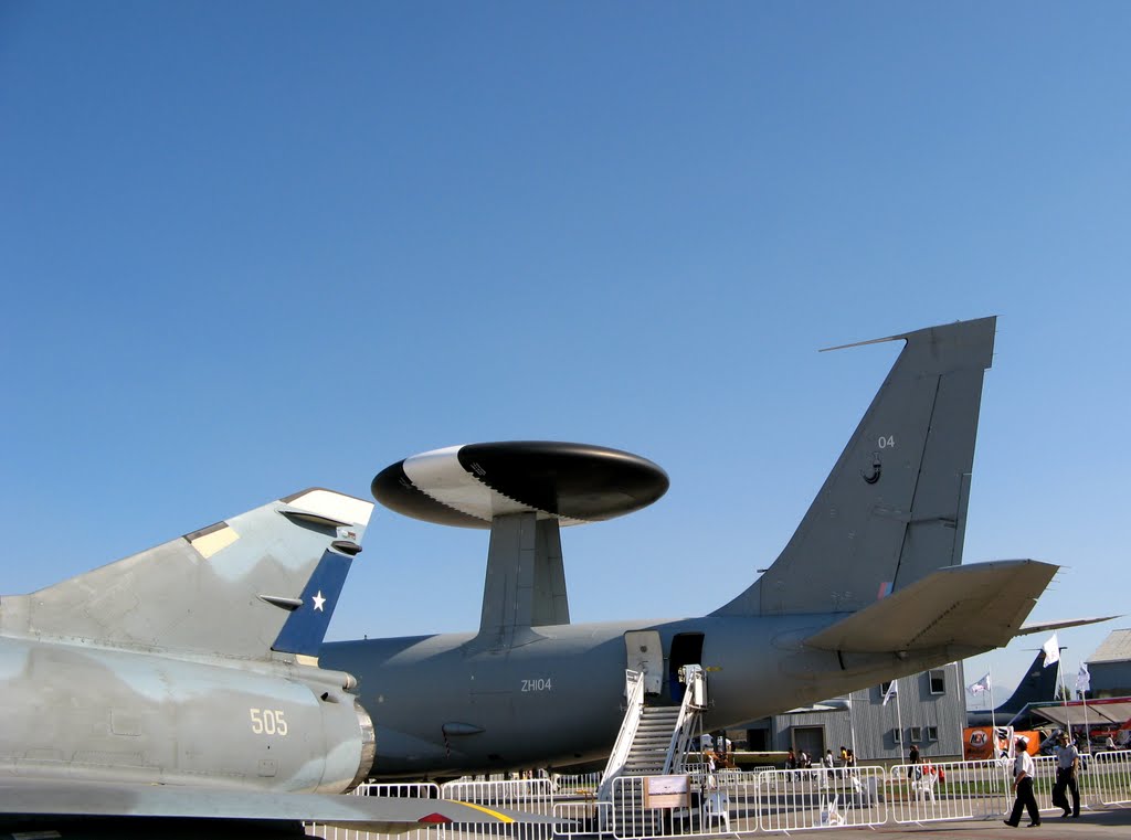 Mirage & 707 AWACS - FIDAE - Santiago (SCL), Chile. by André Bonacin