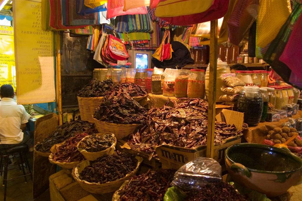 Market at Oaxaca by Ran Novitsky Nof