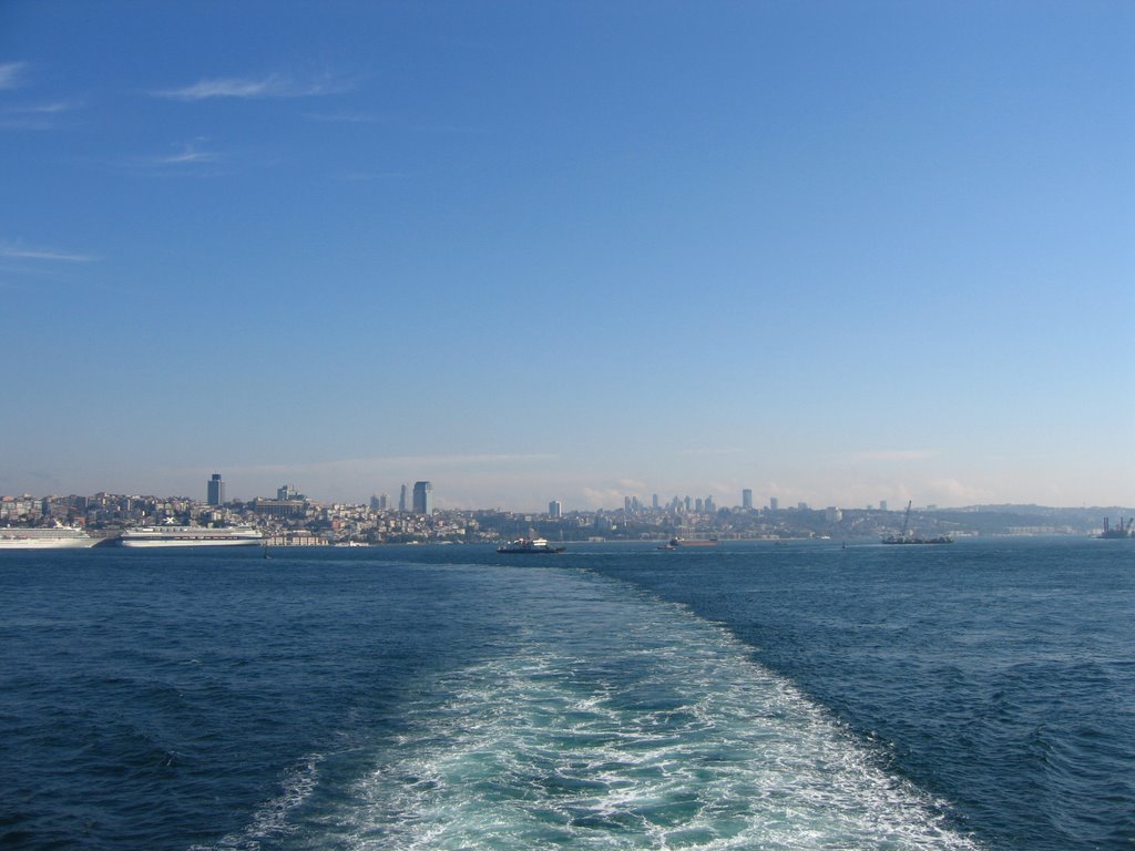 Bosprorus view from Boat by Can Akyar