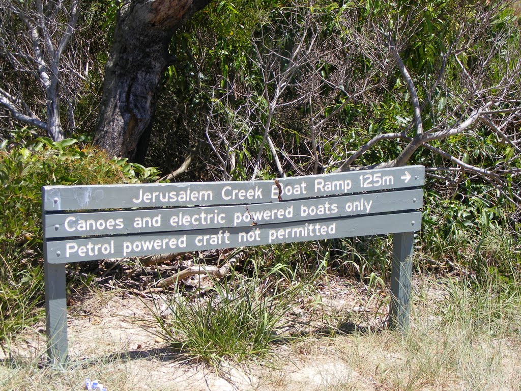 Jerusalem Creek entrance to access the pontoon by scml