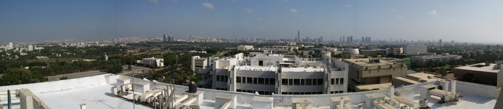 Tel Aviv panorama view from TAU, June 30, 2007 by sadanari jindou