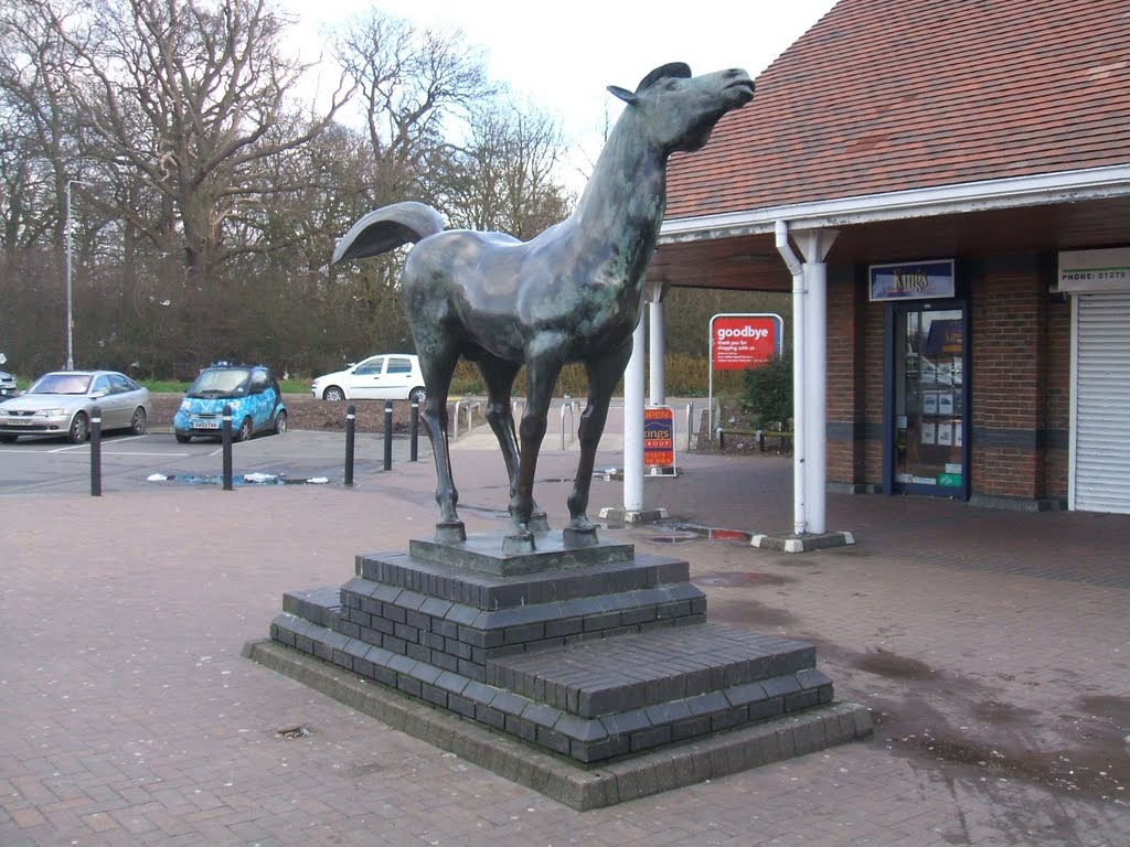 Tesco loving horse by chris p bacon