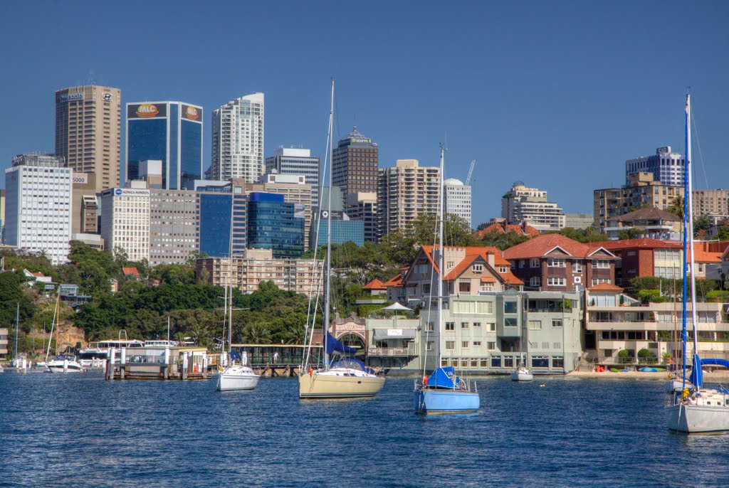 Neutral Bay from Kurraba Wharf by northbynorthwest