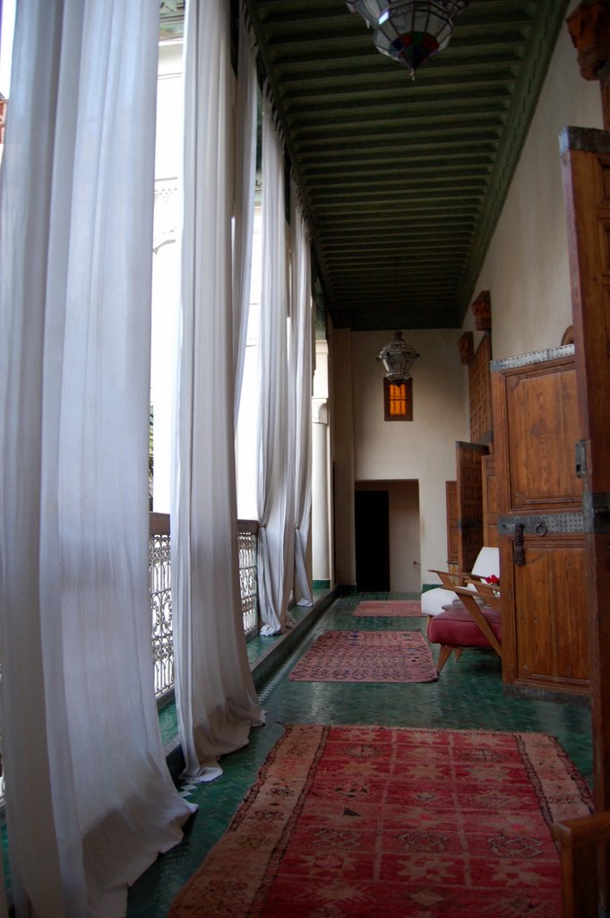 Riad el Fenn walkway by Chris Petty