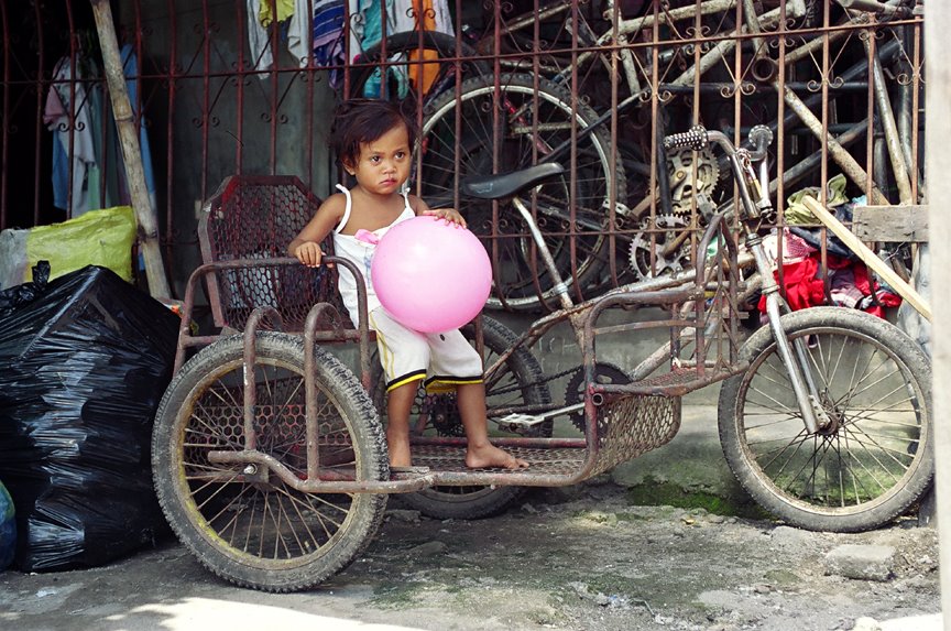 Girl w/ Pink Ball by Dan_Davis