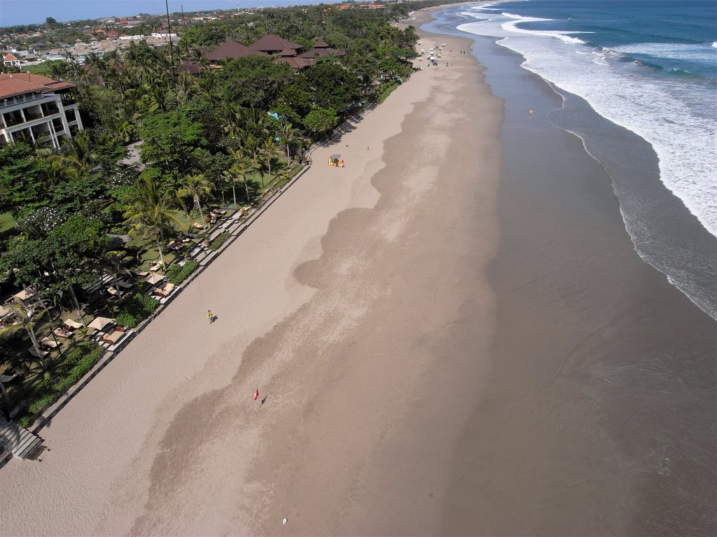 Seminyak Beach From Above by marmitako