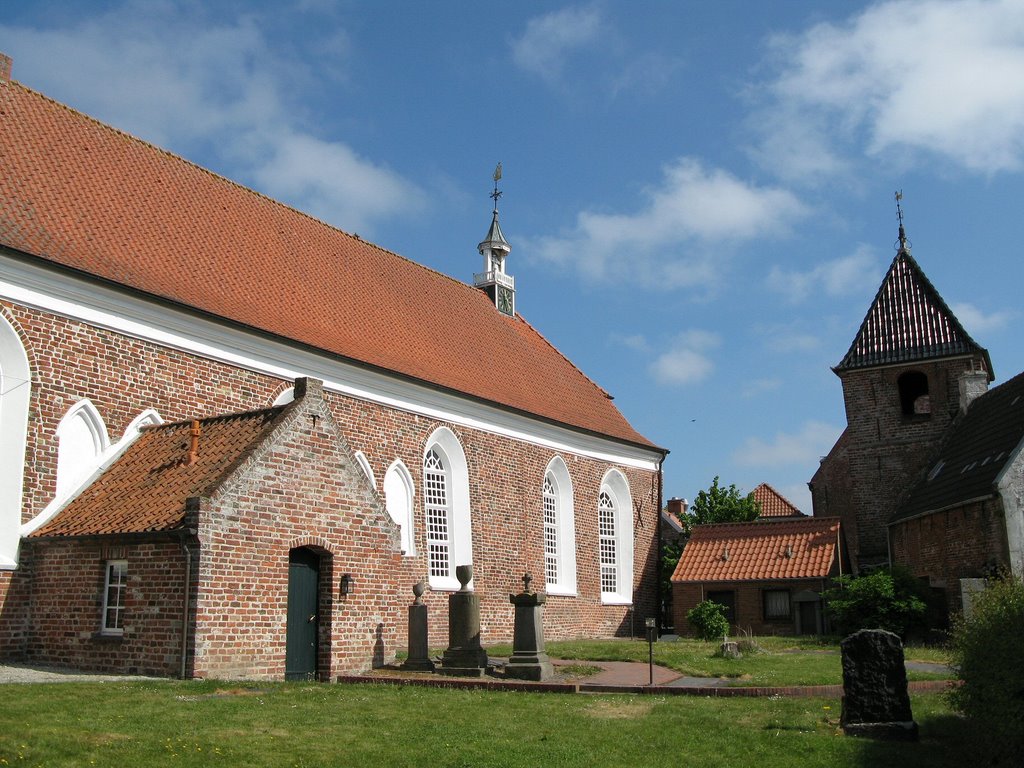 Greetsiel kerk by © Dennis Wubs