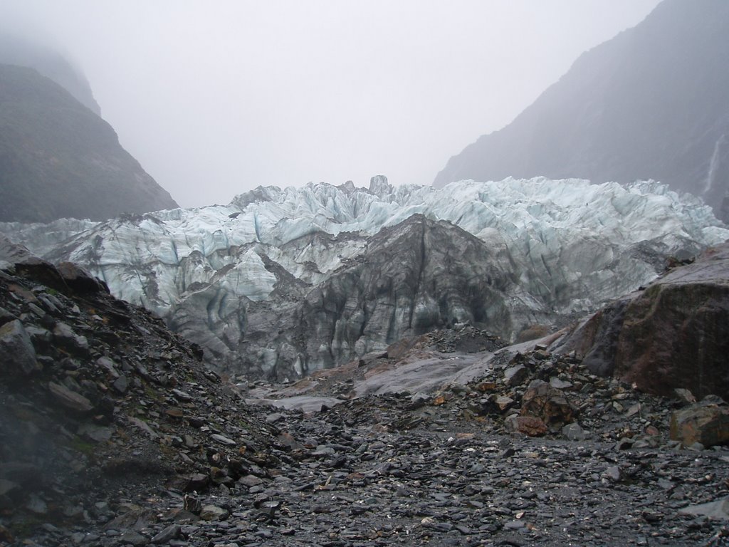 The Franz Josef Glacier by Freddie Laughton