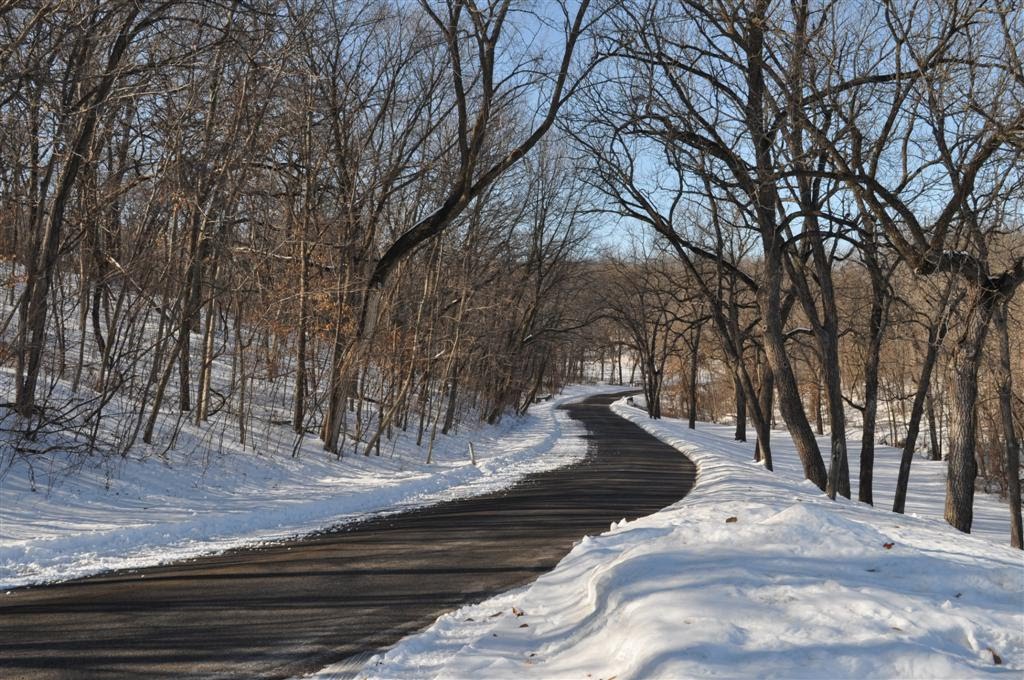 Looking down the road, Wyandotte County Lake Park, Kansas City, KS by marnox1