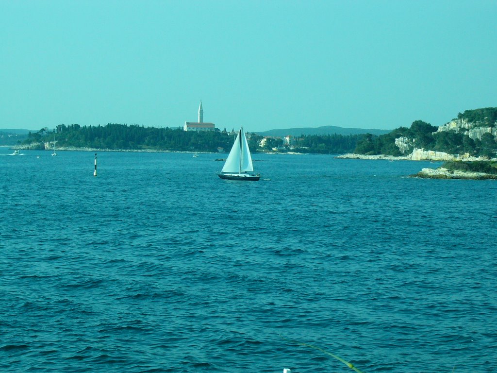 Katarina sziget; Rovinj Szt. Eufémia templom by GyurIca