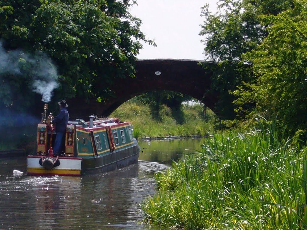 Steam boat near Hopwood by Yanat