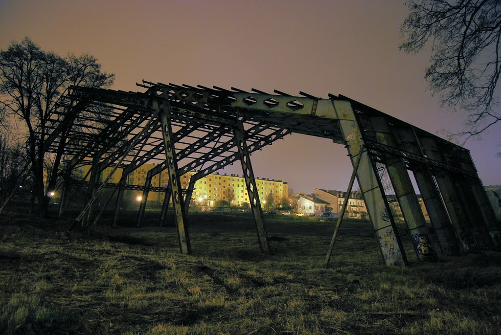 Carcass of swimming pool, build since late-80s by Kacper Kotowoda