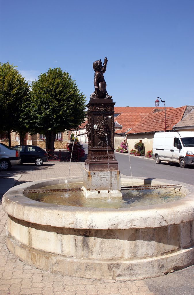 Oger (Marne, France) - Fontaine devant la mairie by François Collard