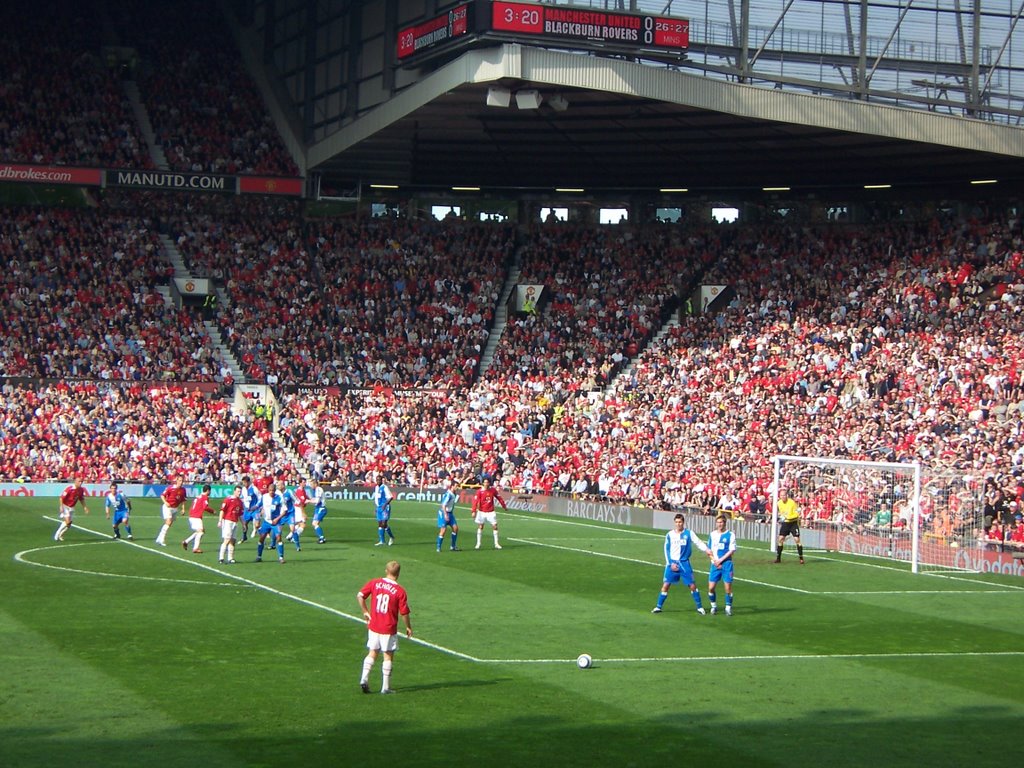 Man Utd vs Blackburn Rovers by Alex Mason