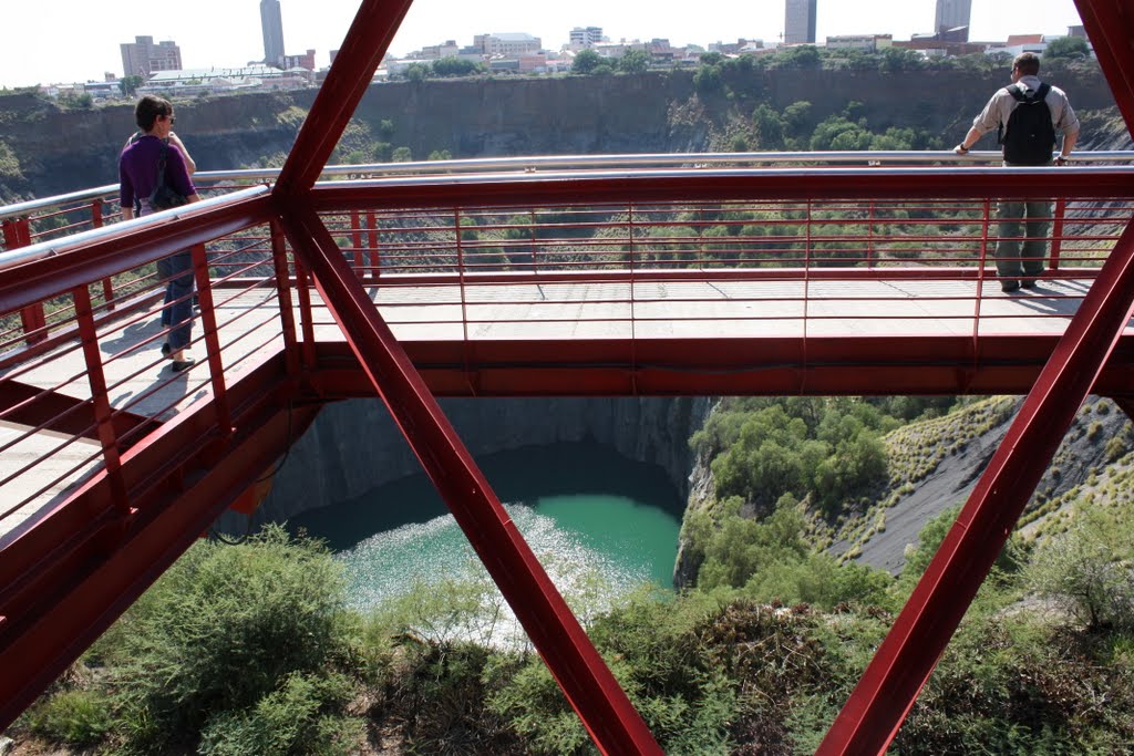 Big Hole Kimberley - Suspended Viewing platform by John A Forbes