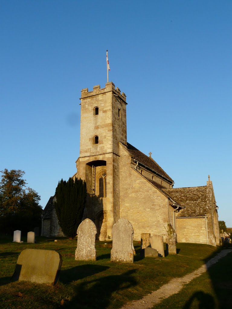 Swinbrook Church by ngodwin