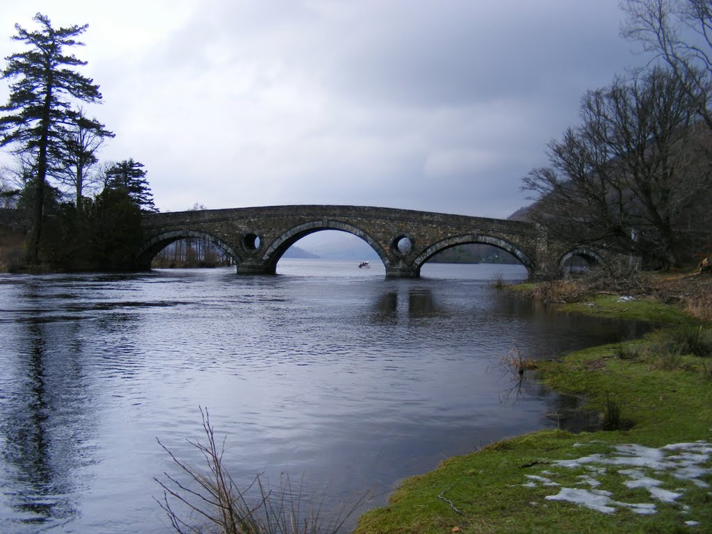 Bridge over the river Tay, Kenmore, Scotland by Andrew