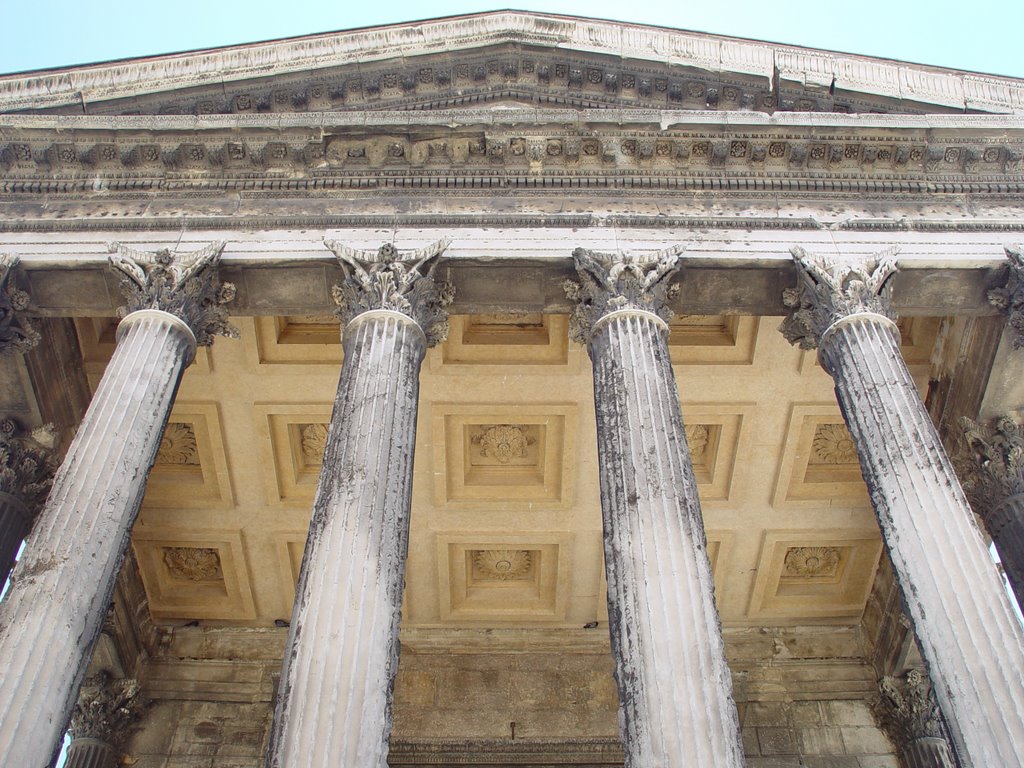 Roman temple Nimes by A Greek Somewhere