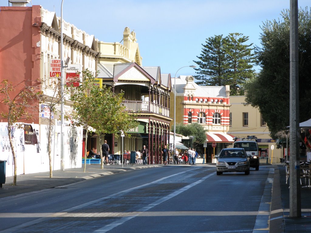 Fremantle Cappuccino Street by Marion Fahrenfort