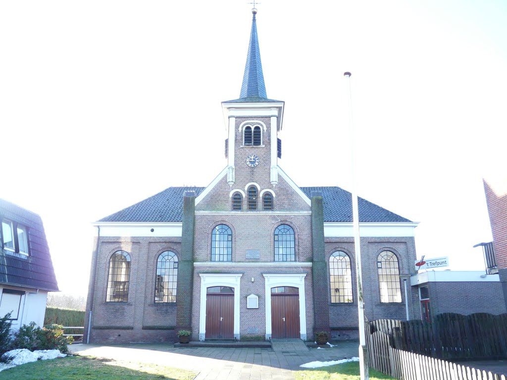 Hervormde kerk van Appelscha, zicht op zuidwesten by David Jimmink