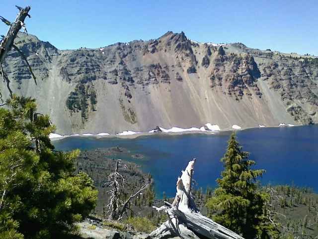 View of Rim from Wizard Island by danh113