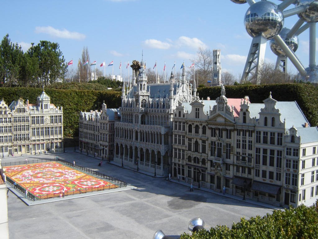 Grand Place in Mini-Europe, Brussels, Belgium by mcmurali