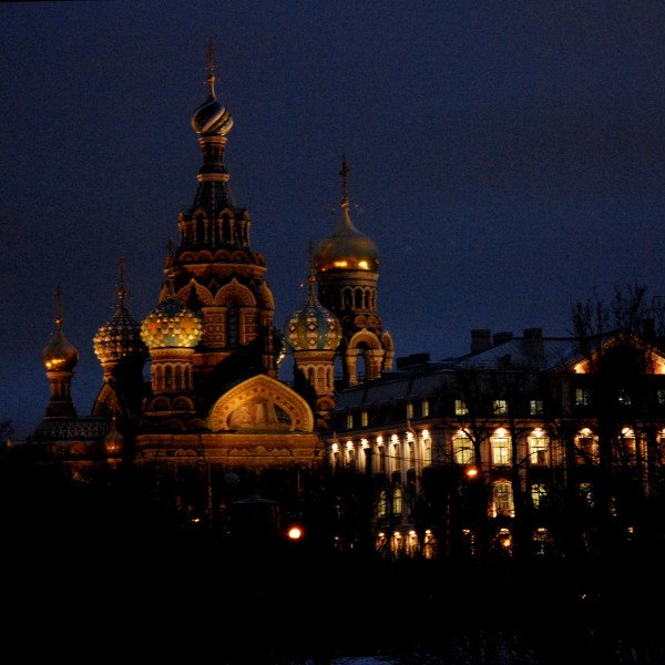 Church of the spilled blood by M van Keulen