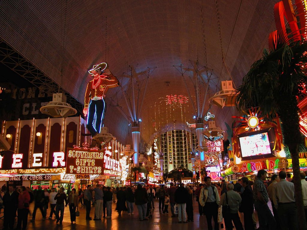 Fremont Street, Las Vegas by Nick Gent