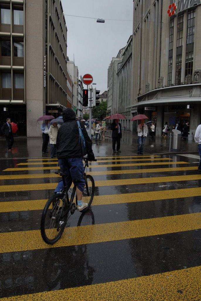 Zürich bei Regen by Ersoy Yilmaz