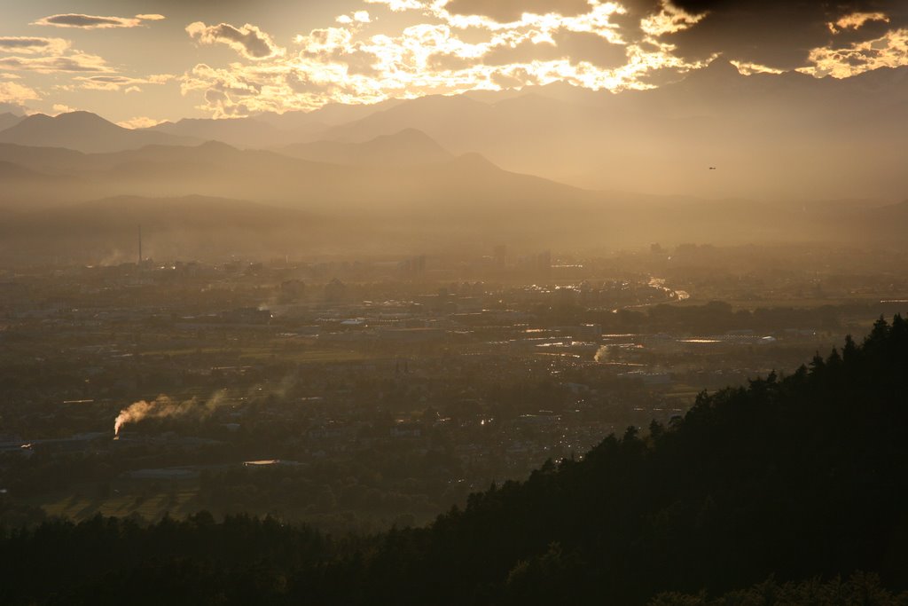 Ljubljana from Javor by miha-u