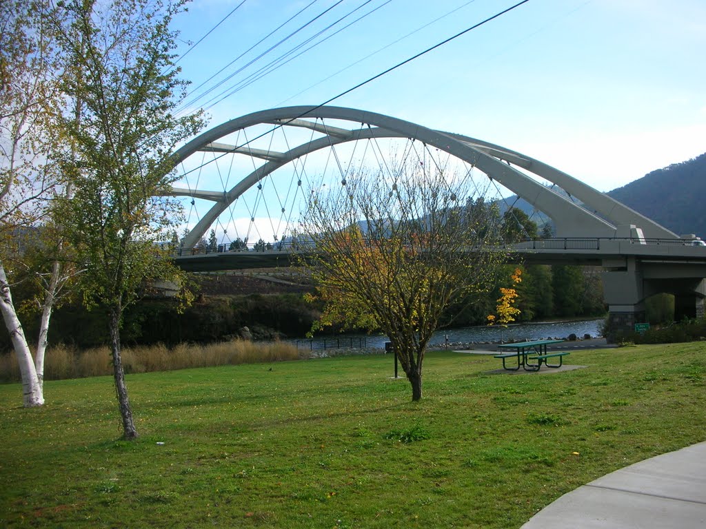 Rogue River City Bridge by roberson.t