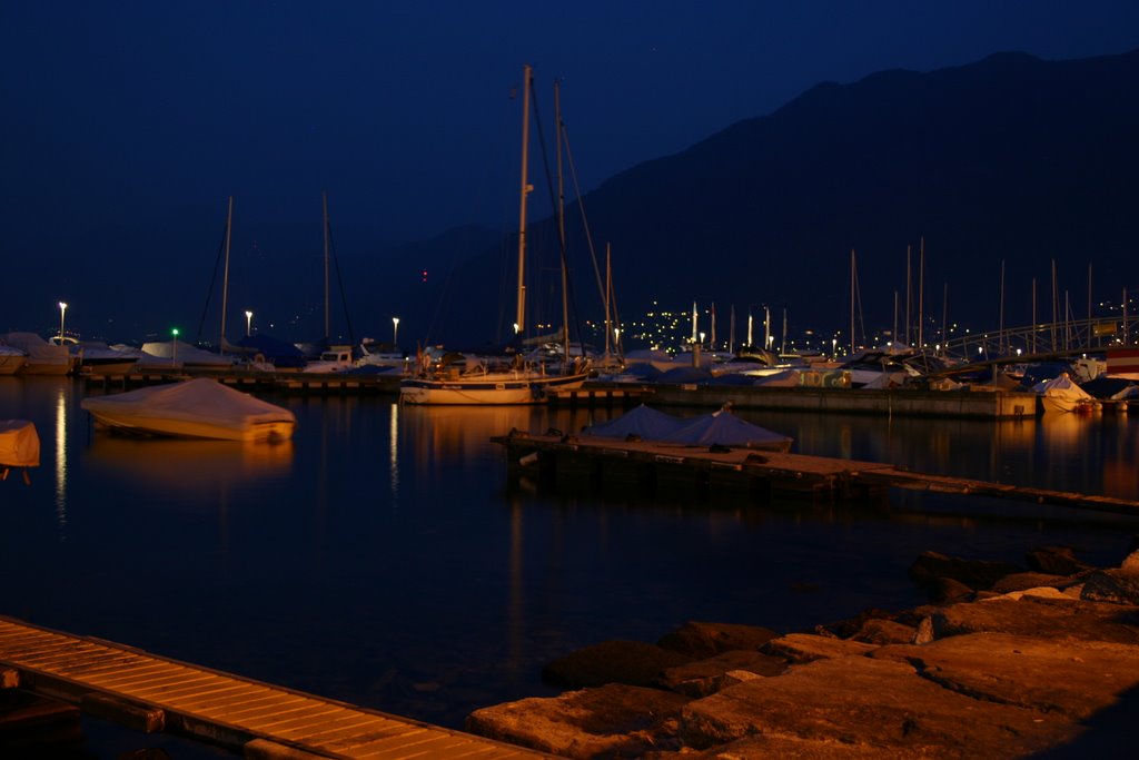 Night Harbor, Locarno by refpikh