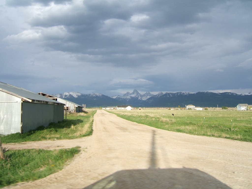 View of Tetons from Idaho by Grizluke85