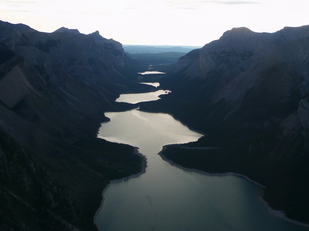 Lake Minnewanka, looking east by Jessica G.