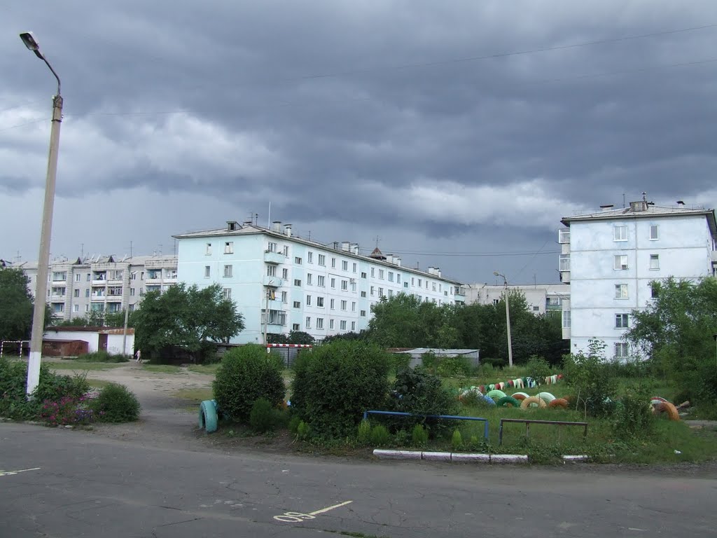 Russia. Blagoveshchensk. A residential area (31478806) by Viktor Bakhmutov