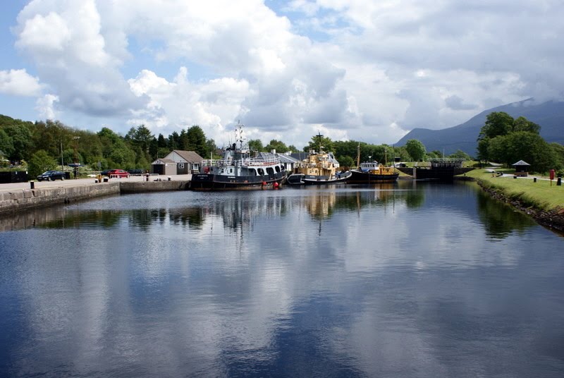 Corpach Basin on the Caledonian Canal by grisleyreg