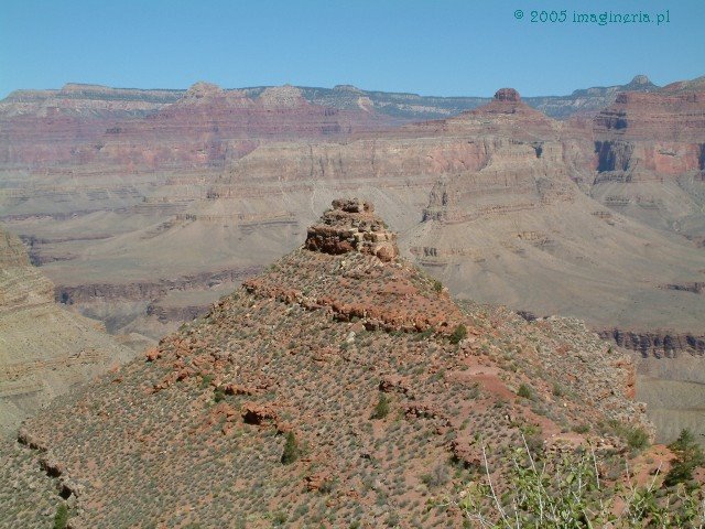 View when going down hermit trail by imagineria.pl