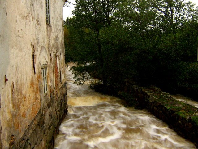 River and mill by Cheza