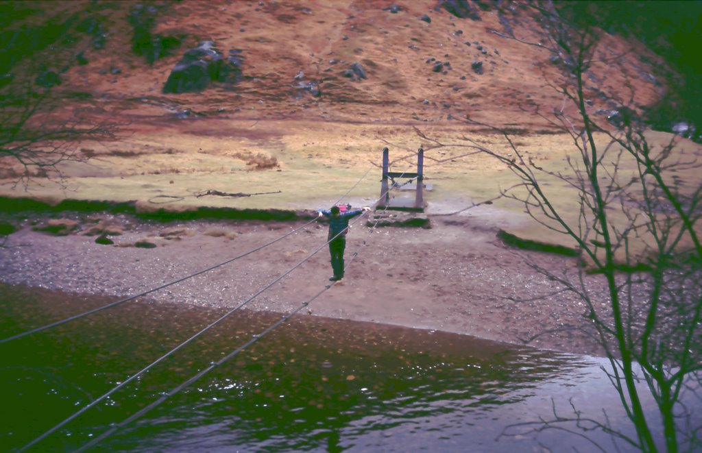 Bridge Of Steall Glen Nevis by Phil Hassler