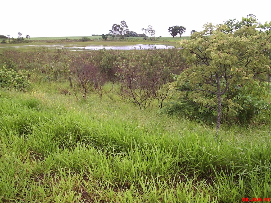 Pequena Lagoa que somente enche na época das chuvas - SP-345 Rodovia Pref. Fábio Talarico by MARCO AURÉLIO ESPARZA