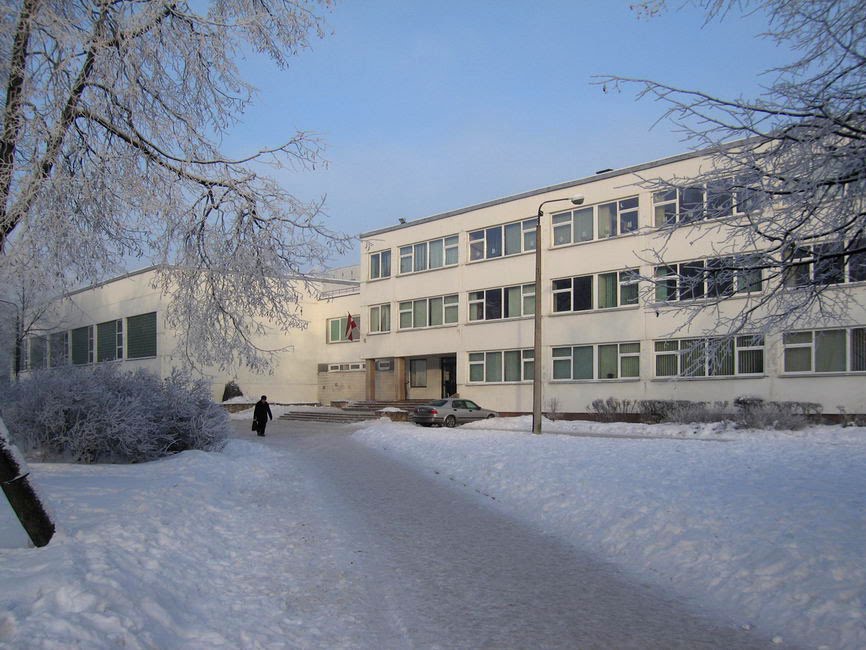 Riga secondary school No.96 in Imanta by Artis Zvirgzdiņš